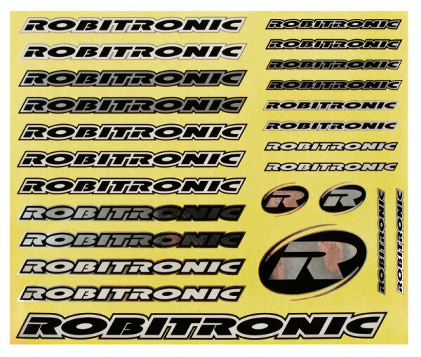 Robitronic R20000 Kit dautocollants Robitronic Chrome