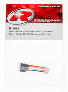 Robitronic R19052 Balance adapter 3S JST EH socket to JST...