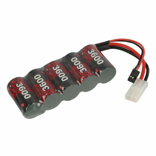Robitronic RX361 NiMH battery 3600mAh 5 cells Sub-C receiver pack 1:5