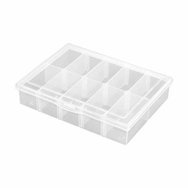 Robitronic R14032 Sorting box 10 compartments variable 134x100x29mm
