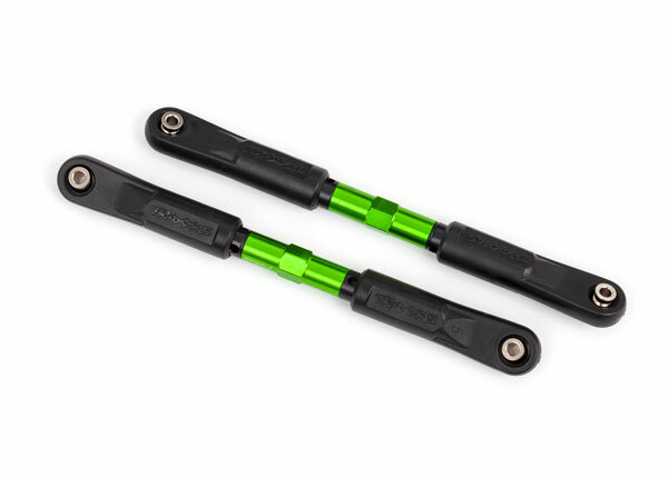 Traxxas TRX9549G Toe-in rods 120mm alu green with ball cups mounted