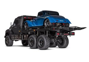 Traxxas TRX88086-4 TRX-6 Ultimate RC Hauler Flatbed Truck 1/10 6x6 RTR 6WD Brushed 2.4 GHz Cruise Control Waterproof Black