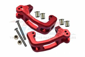 GPM-SLE019-R Front C-Hubs in 7075-T6 Aluminium Red