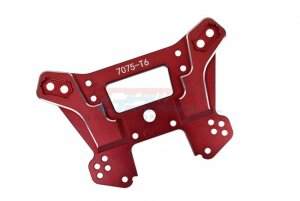 GPM-SLE028-R Shock tower front in 7075-T6 aluminium red