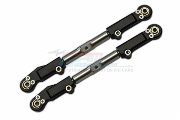 GPM-SLE054S-BK Sturzstangen Tie Rod Camber Link vorne aus Aluminium und Edelstahl Schwarz