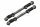 GPM-SLE054S-BK Sturzstangen Tie Rod Camber Link vorne aus Aluminium und Edelstahl Schwarz