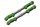 GPM-SLE054S-G Aluminium and stainless steel front camber links Tie Rod Camber Link Green