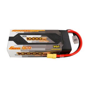 Gens Ace GEA10K4S10E5 Advanced 10000mAh 15.2V 100C 4S2P Hard-Case LiHV Battery with EC5
