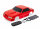 Traxxas TRX9421R kockás Ford Mustang Fox Body pirosra festett komplett