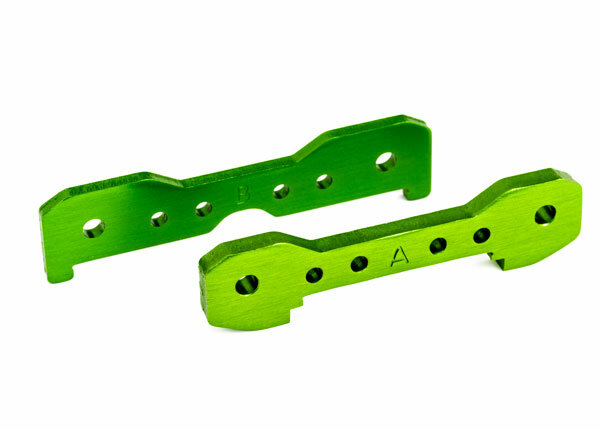 Traxxas TRX9527G Tie-Bars vorn 6061-T6 Alu grün eloxiert