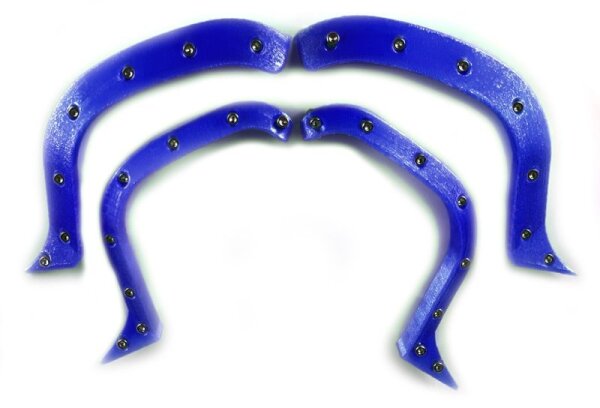 TMT RC Bodies TMTFLERB Fender Flares blau (inkl. Schrauben) für TRX E-Revo 2.0