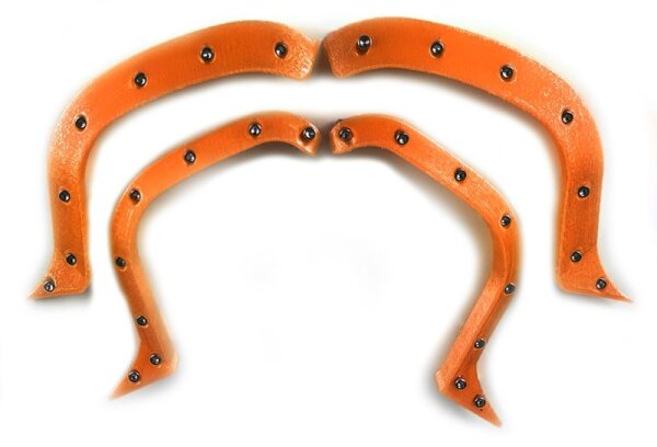 TMT RC Bodies TMTFLERO Fender Flares orange (incl. screws) for TRX E-Revo 2.0