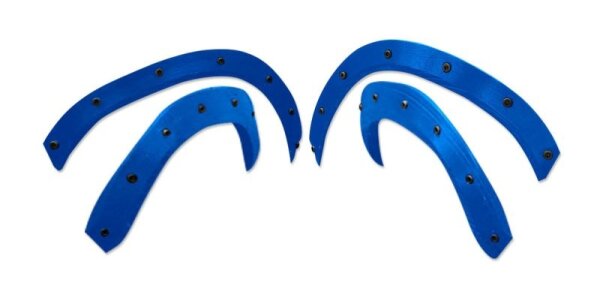 TMT RC Bodies TMTX8V2FLB Parafanghi blu (viti incluse) per TRX X-MAXX V2 Raptor