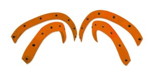 TMT RC Bodies TMTX8V2FLO Fender Flares orange (inkl....
