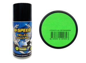 HSPEED HSPS015 Spray Lexan vert fluorescent Contenu 150ml