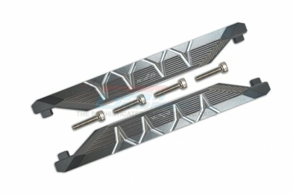 GPM TXMS014X-GS Aluminium Chassis Nerf Bars (Silber Inlay Version)