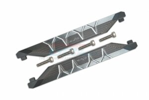 GPM TXMS014X-GS Aluminium Chassis Nerf Bars (Silber Inlay...