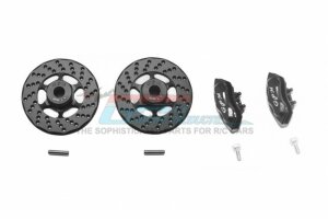 GPM GT006AB-BK Aluminium brake disc front and rear +...