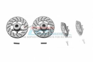 GPM GT006AB-GS Aluminium brake disc front and rear +...