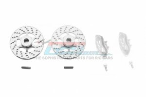GPM GT006AB-S Aluminium brake disc front and rear + brake...