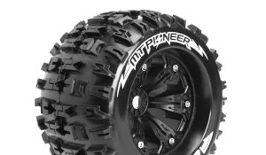 Louise LOUT3218BH MT 3.8 Pioneer 1-8 Sport Complete Wheels 17mm Driver 1-2 Offset Traxxas (2 pcs.)