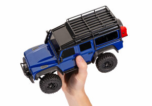 Traxxas 97054-1 TRX-4M Land Rover Defender 1/18 4WD RTR Crawler 2.4GHz with Battery, Charger and Lights Blue