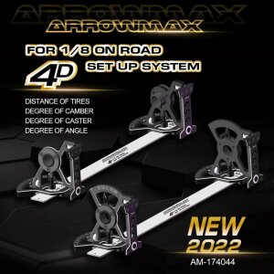 ARROWMAX AM174044 AM-174044 Set-Up System For 1/8 On-Road...
