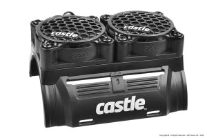 Castle-Creations 011-0153-00 Castle Creations - CC Dual Blower V2 - L&uuml;fter - 20-er Serien Motoren