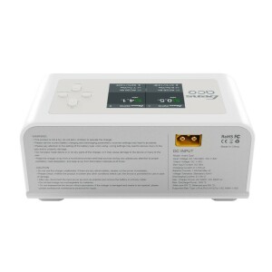 Gens Ace GEAB240002SDW Imars Duo Smart tölto 15A AC200W/DC300W x2 Fehér + 2x 4000mAh 2S1P LiPo akkumulátor