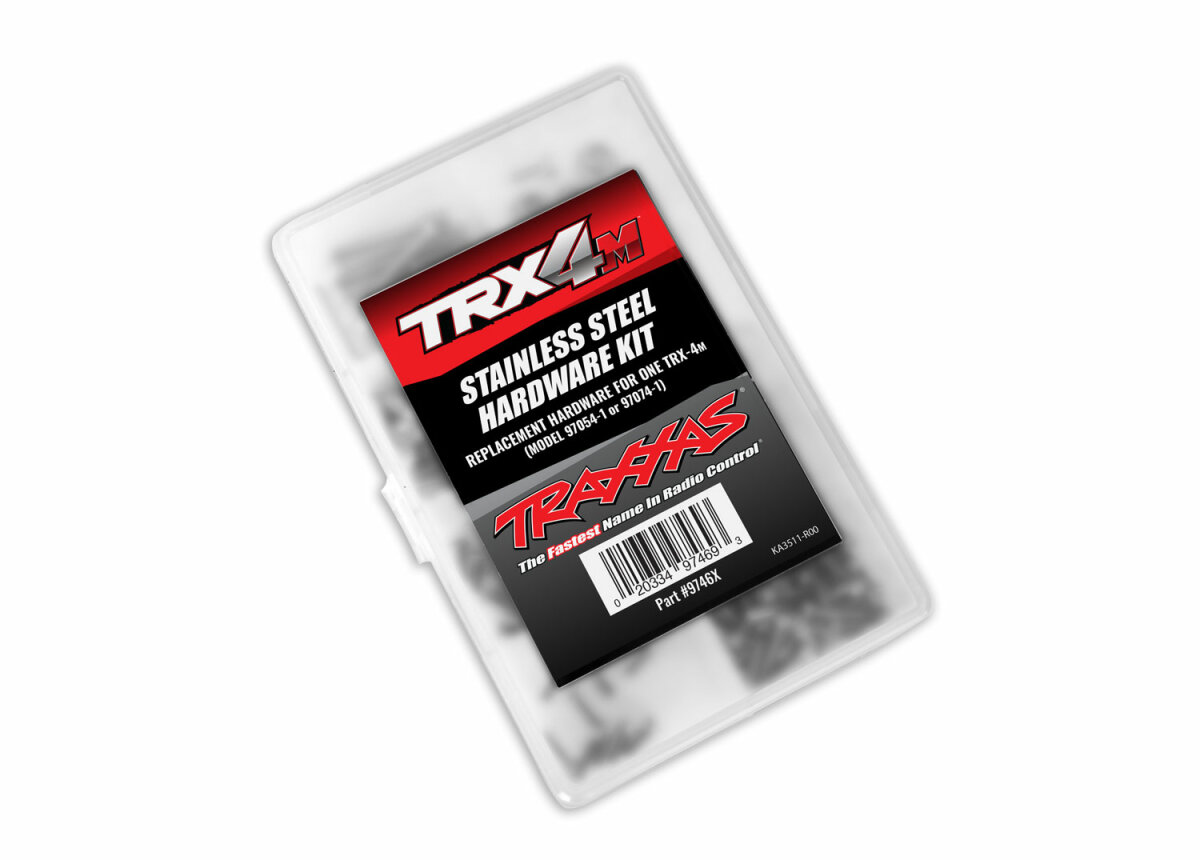 Traxxas TRX9746X Hardware Kit komplett Edelstahl TRX-4M