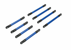 Traxxas TRX9749-BLUE Suspension-Link Set complet bleu,...
