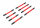 Traxxas TRX9749-RED Suspension-Link Set komplett rot, Alu TRX-4M