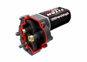 Traxxas TRX9791R gearbox & motor complete, short...