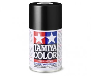 Tamiya 300085040 Spray TS-40 Metallic Schwarz glänzend 100ml