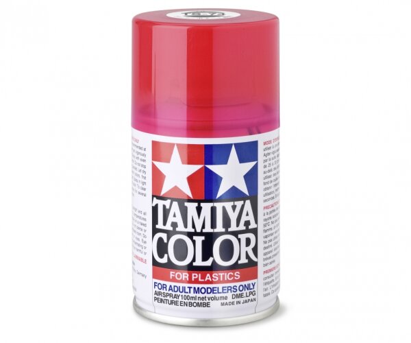 Tamiya 300085074 Spray TS-74 Rot Transparent/Klar glänz. 100ml
