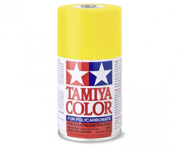 Tamiya 300086006 Spray PS-6 Yellow Polycarbonate 100ml