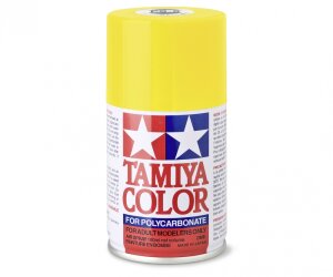 Tamiya 300086006 Spray PS-6 Geel Polycarbonaat 100ml