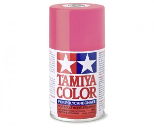 Tamiya 300086029 Spray PS-29 Neon Rosarot Polycarb. 100ml