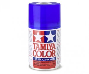 Tamiya 300086038 Spray PS-38 bleu translucide Polyc. 100ml