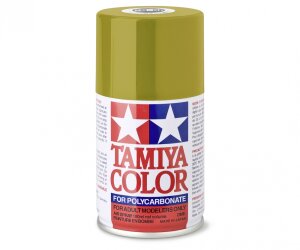Tamiya 300086056 Spray PS-56 Mustard Yellow Polycarbonate...