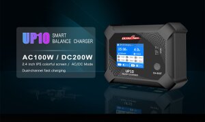 Ultra Power UP10 DUO LiPo-NiMh Smart Ladegerät 2x 10 A und 2x 100 Watt