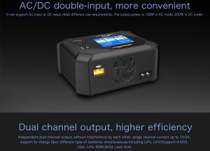 Ultra Power UP10 DUO LiPo-NiMh Smart Ladegerät 2x 10 A und 2x 100 Watt