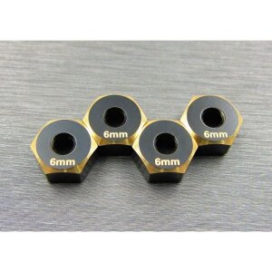 SAMIX SAMscx2-4063-6 Adattatore esagonale in ottone (6 mm)