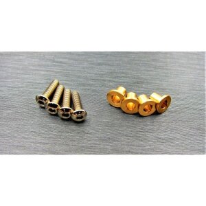 SAMIX SAMscx2-4067 Brass sleeve set (incl. 4 screws)