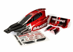Traxxas TRX2450 Karo Bandit (also fits Bandit VXL) black/red, fully painted