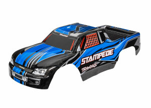 Traxxas TRX3651X Karo Stampede (also fits Stampede VXL) blue, fully painted