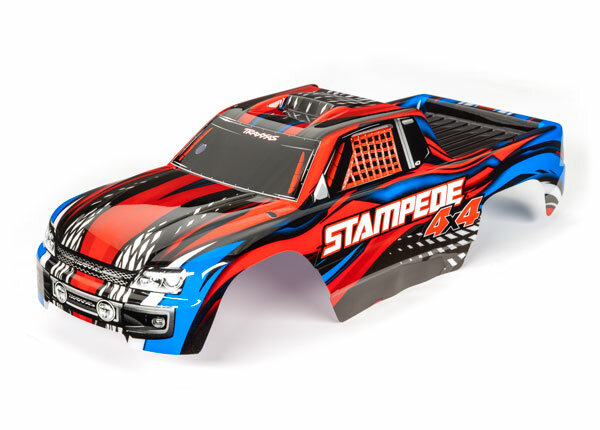 Traxxas TRX6729R Karo Stampede 4X4 red, fully painted