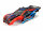 Traxxas TRX6734R Karo Rustler 4X4 rosso/blu, verniciato in massa