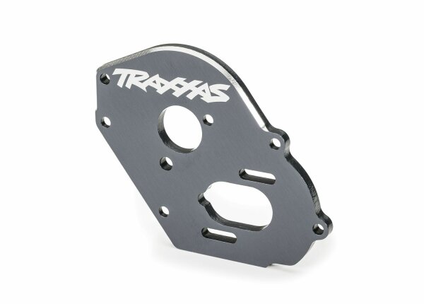 Traxxas TRX9490T Motor-Platte 6061-T6 Alu grau eloxiert (4mm dick) +KT