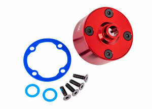 Traxxas TRX9581R diff-housing alloy red anodised +KT